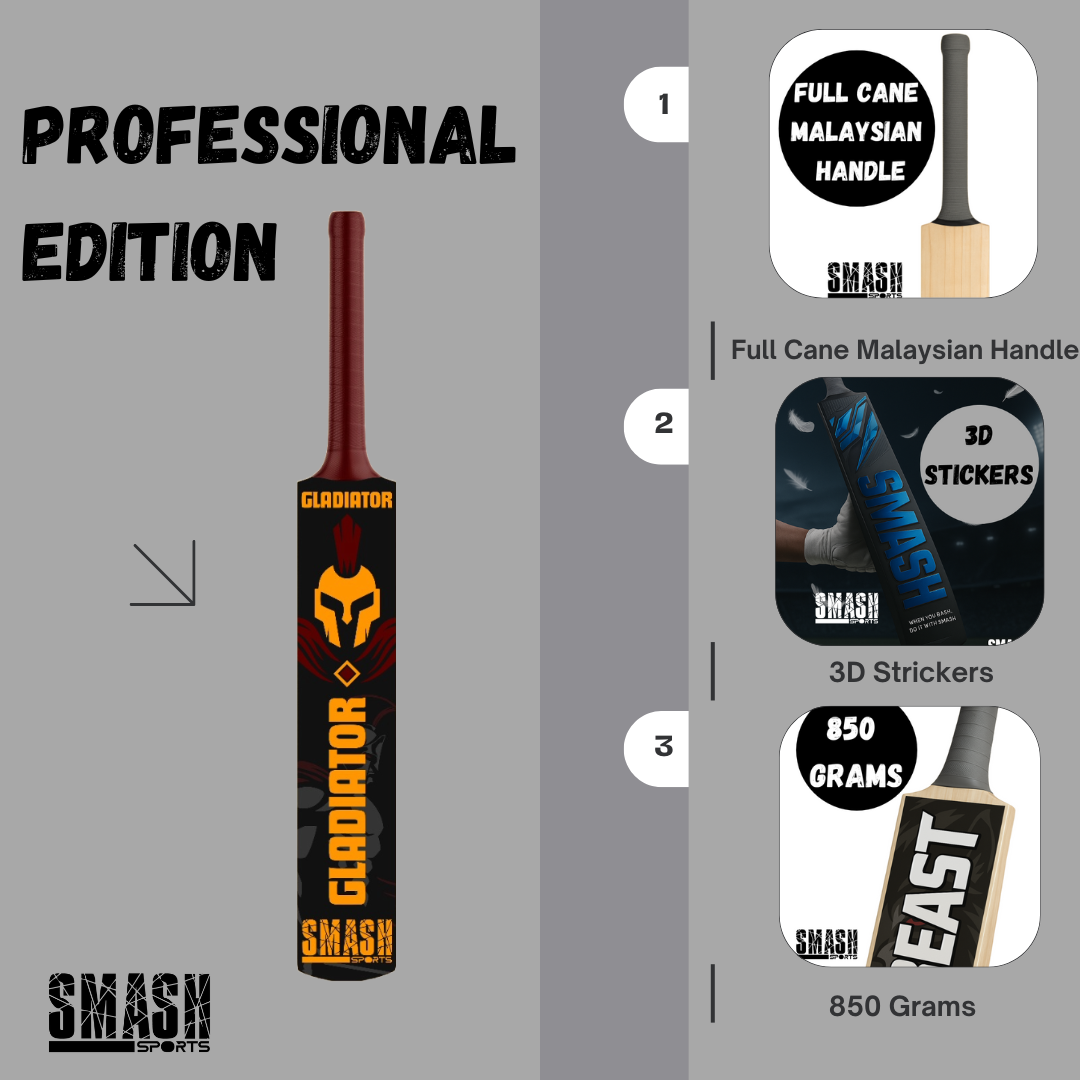 SHER-E-PUNJAB – 3D Sticker Professional Edition Bats