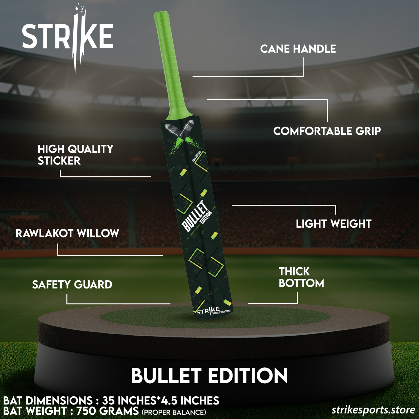 Bullet - Tape Ball Bat