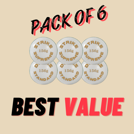 Hard Ball White - Pack Of 6