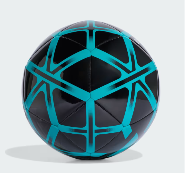 ADIDAS Starlancer Club Men's Football Ball - Black - Size 5